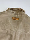 Vintage Marlborn Classic’s Original Hard Cotton Jacket W/ Leather Collar RARE (L)