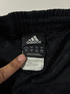Adidas 3-Stripes Black & Blue Nylon Track Pants (W:36) (L:40)