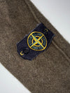 Stone Island Button Mock Neck Wool Knit – Olive Green (M/L)