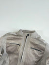 Vintage Bering Beige Mesh Motorcycle Jacket padded Women’s (S)