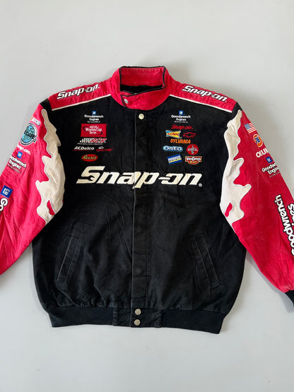 !                                                                                                                                                                                                  Vintage Kevin Harvick Snap On Racing Jacket (RARE FIND) (XL)