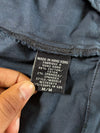 Vintage Guess Made in Hong Kong Navy Cotton Zip Harrington Jacket (L)