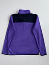 The North Face Snap Button Fleece Pullover Purple Black Women’s (S)