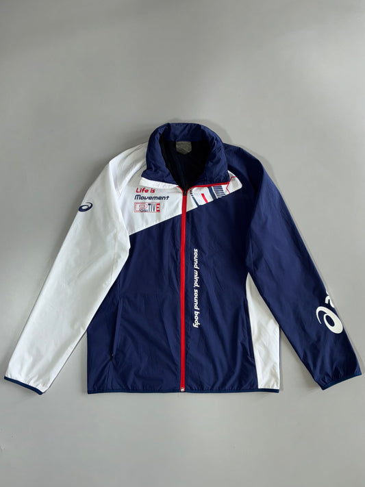 Asics “Life is Movement” Colorblock Windbreaker (Xl)