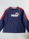 Puma Red Panel Navy Sweatshirt (2XL)