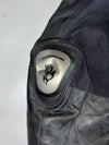 Dragon Rider Black/Red Genuine Leather Armoured Racing Jacket Padded (L)