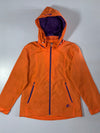 Starter Orange & Purple Colorblock Hooded Windbreaker (S)