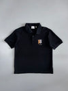 Burberry | TB Monogram Equestrian Knight Piqué Polo Black (S)