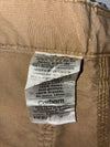 Carhartt Dungaree Fit Carpenter Canvas Sun-Faded Khaki Work Shorts (W:32 |L:22)