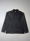 Puma Charcoal Grey Quarter-Zip Mock Neck Pullover (XL)