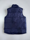 Dickies Since 1922 Puffer Vest – Navy Blue – Fleece Collar (M)