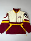 Vintage Starter Florida State Seminoles Embroidered Pullover Jacket – Maroon/Cream (2XL)