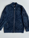 Obey N°89 Propaganda Suede Bomber Jacket Navy  (M)