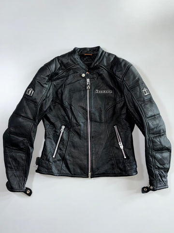 Icon Tuscadero Genuine Leather Moto Jacket (S)