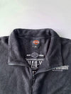 Vintage Harley-Davidson | Full-Zip Fleece Jacket | Black (2XL)