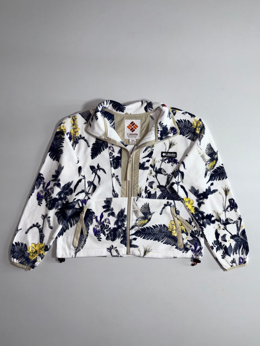 Columbia Sportswear Floral Fleece Full-Zip Jacket (S)