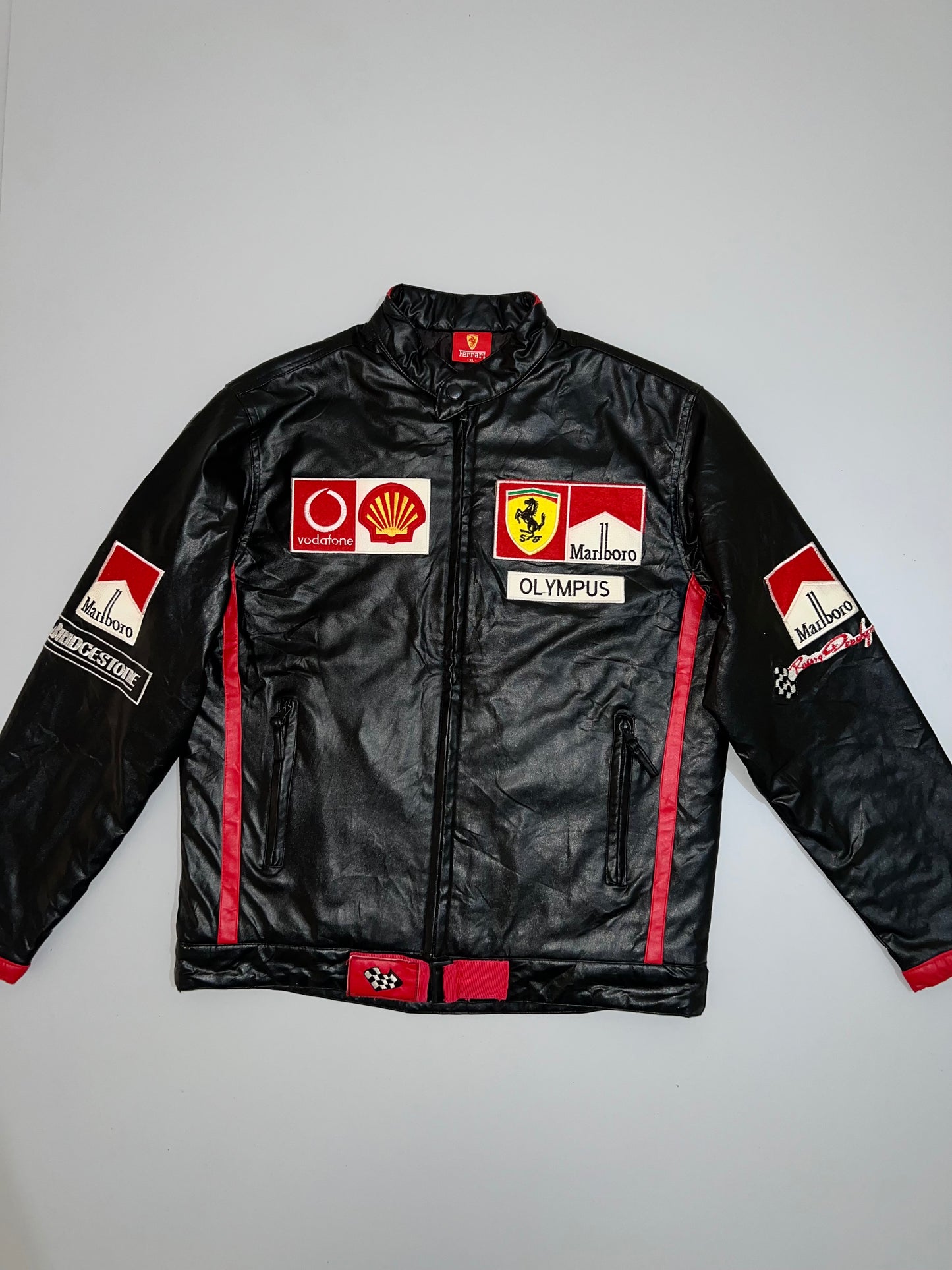 Z F1 Racing Jacket Original Leather Jacket (RARE FIND) (M/L)