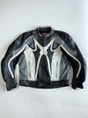 IXS Premium CE Kevlar Pure Leather Motorcycle Racing Jacket (Paded)(XL)