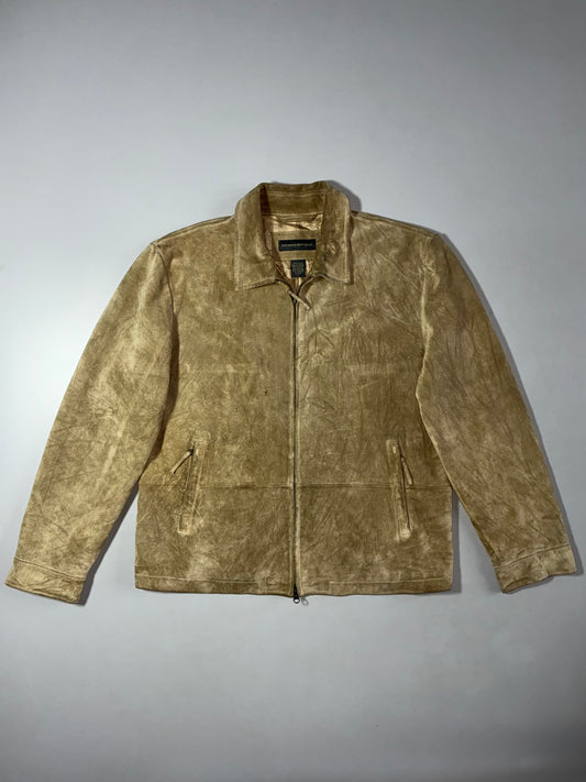 Banana Republic Premium Original Heavy Suede Leather Jacket (L)