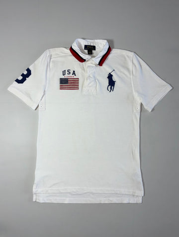 Polo Ralph Lauren USA Flag Polo – White (S)