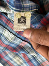Silbon Button-Down Plaid Shirt (S/M)