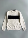 Adidas Originals | 3-Stripe Block Logo Crewneck Sweatshirt (S/M)