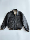 Daven Sportswear Pure Leather Bomber Jacket (L/XL)