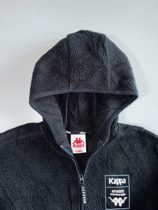 Kappa Authentic Sportswear Brand Since 1967 Sherpa Fleece Zip Hoodie (M)