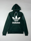 Adidas Trefoil | Dark Green Pullover Hoodie (S)