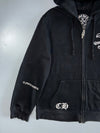 Chrome Hearts Inspired Premium Zip-Up Hooded Jacket (M)