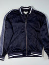 H&M L.O.G.G. Satin Bomber Jacket – Navy | Women's (S/M)