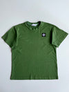 Stone Island T-Shirt Olive Green Compass Patch (L)