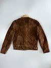 Vintage Le Givre Brown Suede Sherpa-Lined Western Rancher Jacket (Furr Inside) (M)