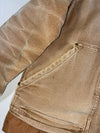 Carhartt Full Swing Armstrong Duck Canvas Jacket Faded Brown, Corduroy Collar, Quilted Lining, (XL)