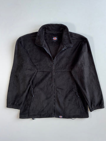 Dickies Black Polar Fleece Zip Jacket(Xl)