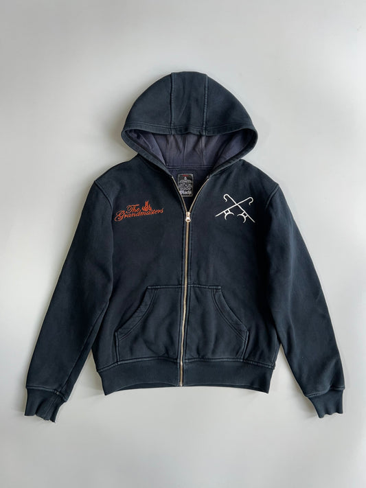Machi by 5th Street Jeans | “The Grandmasters” Embroidered Zip Hoodie (M/L)