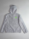 Nike Sherpa x Nylon Jacket  Grey/Black Colorblock, Neon Swoosh (S)