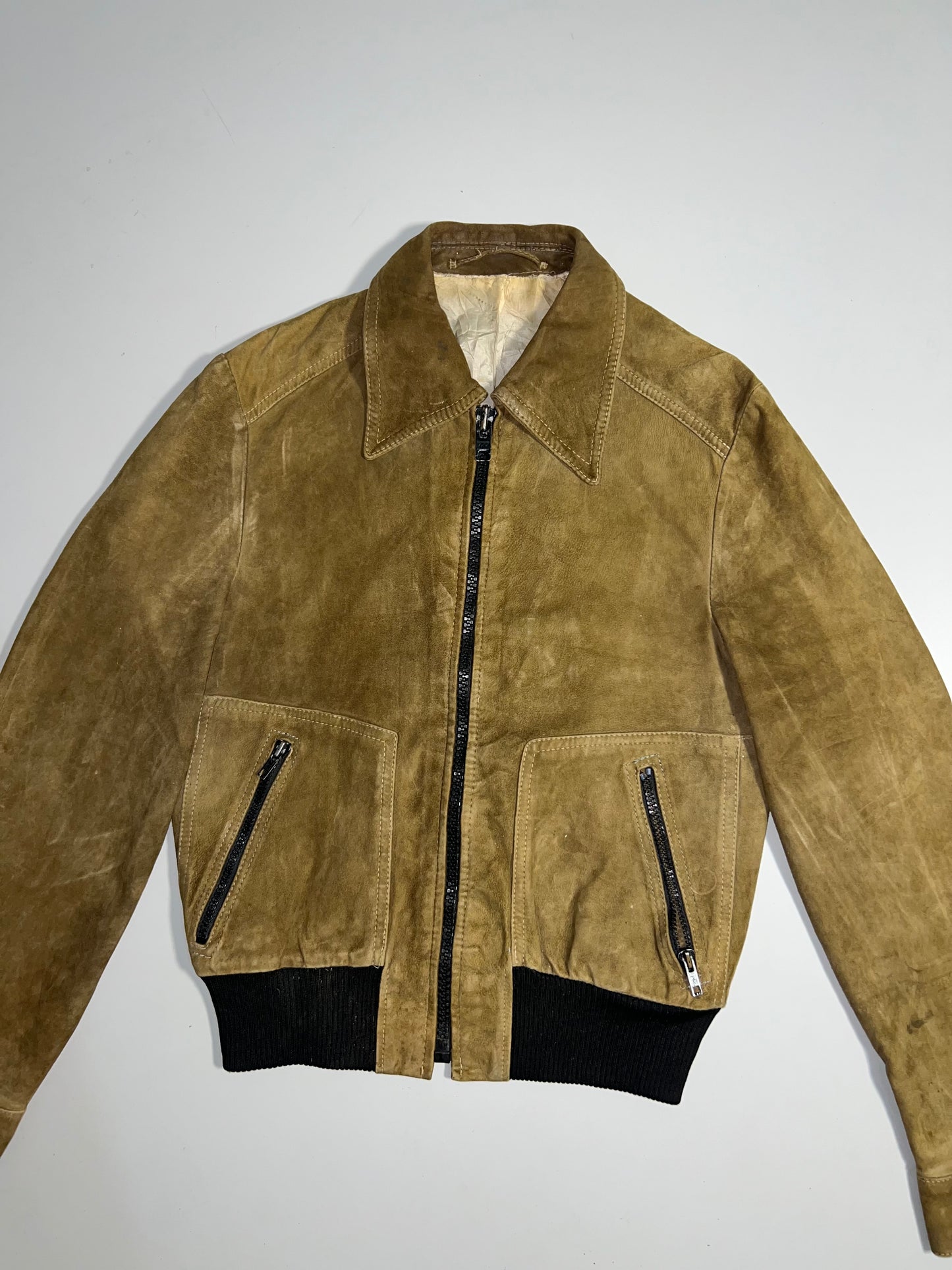 ZSuper Premium Original Sued Leather Jacket (RARE) (S/M)
