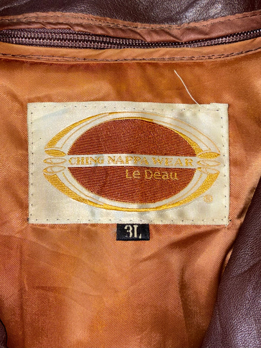 Ching Nappa Premium Original Leather Jacket (M)