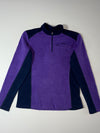 Asics | Purple Navy Quarter Zip Fleece Pullover Women’s | (S)