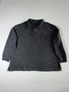 Polo Ralph Lauren | Estate Rib Quarter Zip Charcoal | (5XL/6XL)