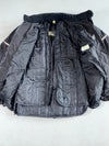 Advanced Experience Black Textile Motorcycle Jacket – Reflective Stripes, Cargo Pockets Padded (XL)