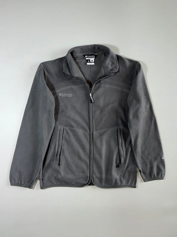 Y2K Columbia Sportswear Company Grey Full-Zip Fleece Jacket – (M)
