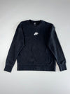 Nike | Black Center Swoosh Sweatshirt | (L)
