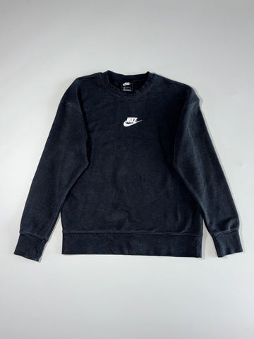 Nike | Black Center Swoosh Sweatshirt | (L)