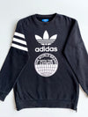 Adidas Originals "World Brand With The 3 Stripes" Crewneck – Side Zip | (M)