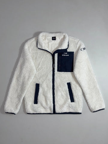 Eider White Sherpa Fleece Full-Zip Jacket (S)