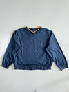 Polo Ralph Lauren Navy V-Neck Windbreaker TEE (S)
