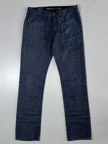 G-Star Raw Type 3301 Slim Fit Dark Wash Jeans (W:32|L:43)