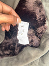 Hush | Olive Faux Fur Collar Jacket (M)